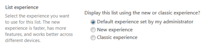 NewDoc Library Settings